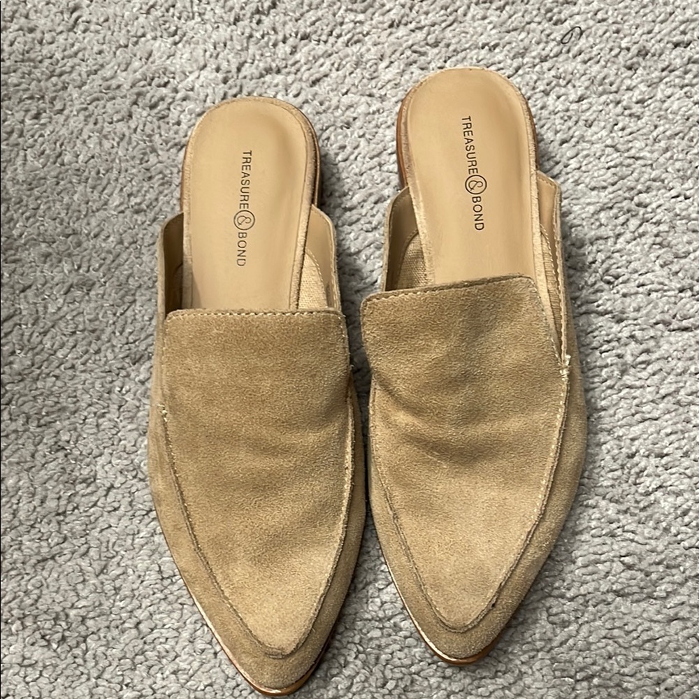 Treasure & Bond Tan Women's Mules